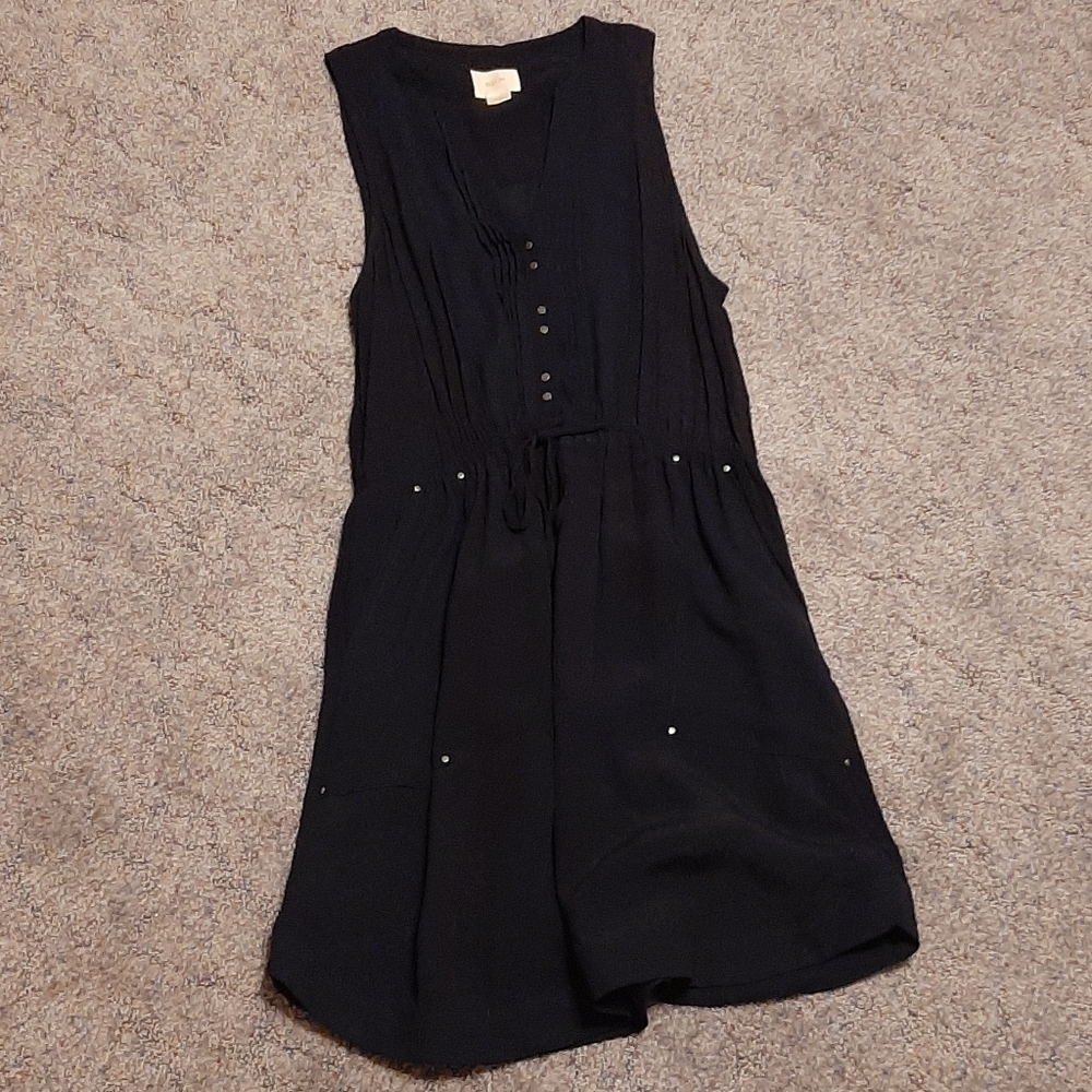 Navy Anthropologie Maeve dress